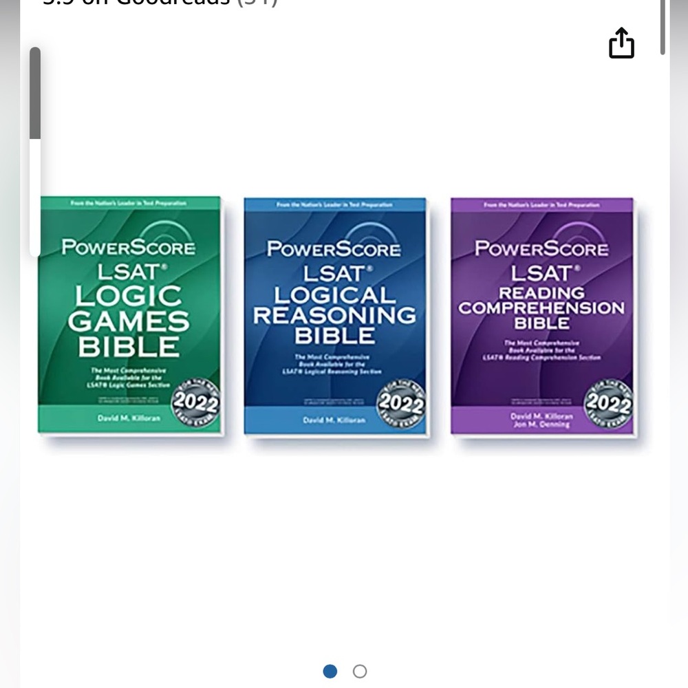LSAT Bible Trilogy Set - Green, Blue, Purple